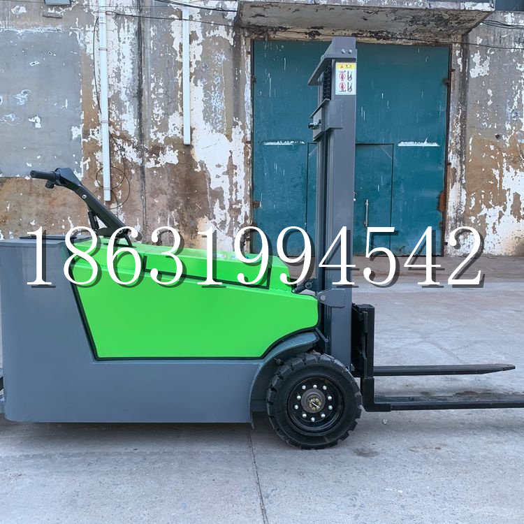 芮城县小型电动叉车1吨2吨步行站驾式电瓶堆高充电装卸车液压升降车铲车